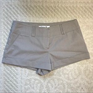 Tan Striped Forever 21 Shorts